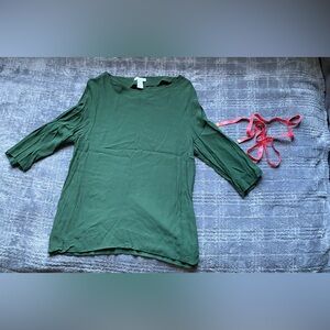 Green blouse great for work holidays or church